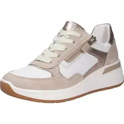 Keilsneaker ARA "GARDA" für Damen, Gr. 3,5 (36) - Sportliche Keilsneaker aus Velours- und Glattleder mit atmungsaktivem Wechselfußbett in H-Weite, ideal für Komfort und Stil im Alltag.