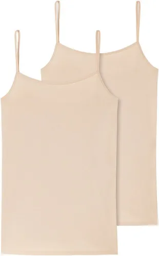 Schiesser Damen 2 Pack Spaghetti Top Unterhemd - Funktionsunterwäsche aus 95% Bio-Baumwolle, nachhaltig hergestellt in Europa für höchsten Tragekomfort und ein gutes Gefühl.