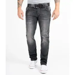 Rock Creek Herren Jeans Regular Fit Stretch - Modell RC-2158 - Jeans für Herren im Regular Fit mit hochwertiger Baumwollmischung und bequemem Stretch. Ideal für XXL-Männer in verschiedenen Größen, mit modernem Stonewashed-Look und 5-Pocket-Style.