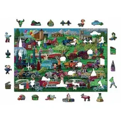 WOODEN CITY Holzpuzzle Veteranen 2in1, 505 Teile - Das doppelseitige WOODEN CITY Holzpuzzle mit 505 Teilen bietet anspruchsvollen Puzzle-Spaß. Einzigartig geformte Teile und ökologische Verpackung machen es zum idealen Geschenk für jeden Anlass.