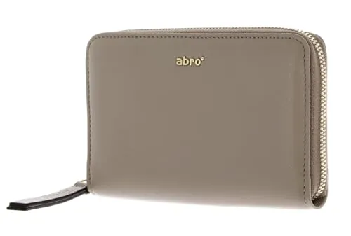 Abro Geldbörse Wallet aus echtem Leder - Dalia - Kompakte abro Geldbörse in elegantem Design, ideal für Karten, Scheine und Münzen. Mit 12 Fächern und Zipperverschluss für sichere Aufbewahrung. Perfekt für jeden Anlass.