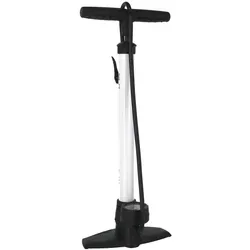 XLC Standpumpe Delta PU-S07 11 bar - Sonstiges Fahrradzubehör, stabile Standpumpe mit großem Pumpvolumen und Dual-Head-Pumpenkopf für einfaches Aufpumpen.