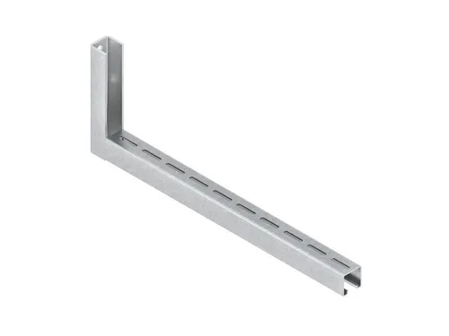 Niedax KTC 600 Ausleger für Kabelträger - Robuster Wand- und Stielausleger aus feuerverzinktem Stahl, ideal für Kabelträgersysteme von 50 bis 600 mm Breite. Max. sichere Arbeitslast: 2000 N, perfekt für vielseitige Einsätze.