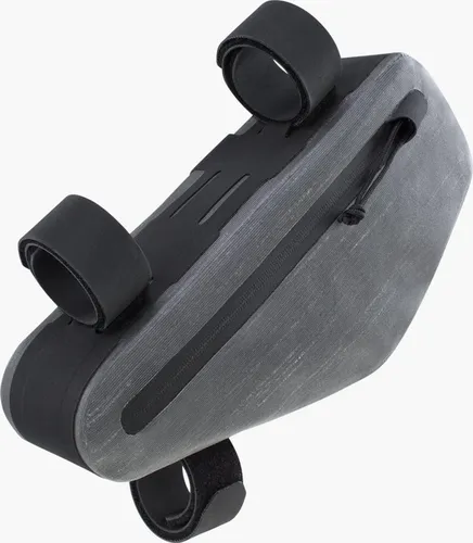 Multi Frame Pack WP S Tasche Carbongrau - Fahrradtaschen mit variablen Klettverschlussfixierungen für vielseitige Anbringung, wasserdicht und mit 0,8 l Stauraum für wichtige Utensilien auf Tour.