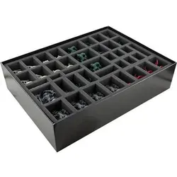 Feldherr Schaumstoff-Set + Tokenhalter - kompatibel mit HeroQuest (2021), schützt Miniaturen und Spielmaterial optimal in der Grundspielbox