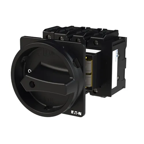 Eaton Hauptschalter 3polig 100A P3-100/V/S#083962 - Robuster 3-poliger Hauptschalter von Eaton mit 100A für sichere Stromsteuerung. Ideal für den professionellen Einsatz in Elektroinstallationen.