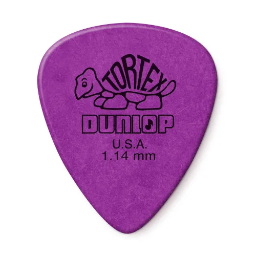Dunlop Tortex Standard Plektren - 1,14 mm - lila (1, 3, 6, 12 oder 72 Stück)