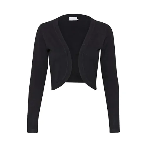 KAFFE Bolero Astrid Damen Langarm Cardigan - Elegant und Stretchkomfort - Boleros für Damen, hochwertiger Strick-Bolero von KAFFE, ideal für elegante Anlässe mit Stretchkomfort und ohne Futter.