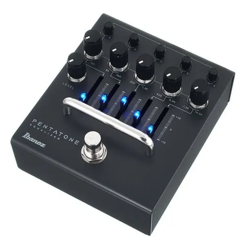 Pentatone Equalizer - 5-Band-Equalizer für Bässe, eigenständige Version des Ibanez Pentatone Preamp mit präziser Klangkontrolle.