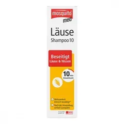 Mosquito med Läuse Shampoo 10 - Arzneimittel zur effektiven Bekämpfung von Kopfläusen und Nissen, mit physikalisch wirkenden Inhaltsstoffen für eine sichere Anwendung bei Kindern ab 1 Jahr.