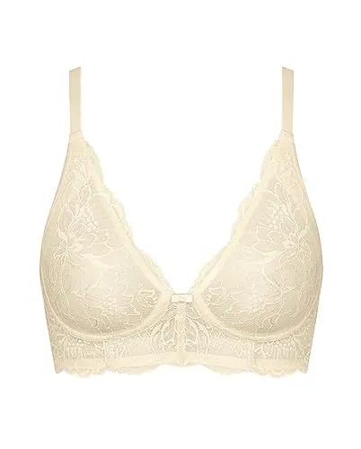 Triumph Amourette Charm N03 Damen BH ohne Bügel - Funktionsunterwäsche, ohne Bügel für optimalen Tragekomfort, mit eleganter Spitzenoptik und perfekter Passform für jeden Tag.