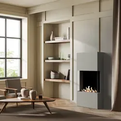 muenkel Design Trix 1235 Bioethanol Kamin - Seidengrau - Eleganter Bioethanol Kamin für stimmungsvolle Atmosphäre, ohne Rauch und Ruß. Sicherer Betrieb mit safety burner, ideal für Wohnräume und Wintergärten.