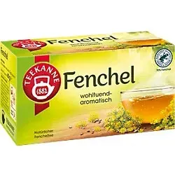 Teekanne Fix Fenchel 20x3g - Fencheltee für wohltuende Entspannung, ideal bei Magenbeschwerden und zur Unterstützung der Verdauung.
