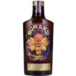 RUMANJI Passion Fruit | Exotischer Rum mit fruchtigem Geschmack - Rum mit Passionsfruchtgeschmack, ideal für Tiki-Cocktails und Getränke mit Ginger Beer. Ein tropisches Erlebnis aus der Karibik und Fiji.