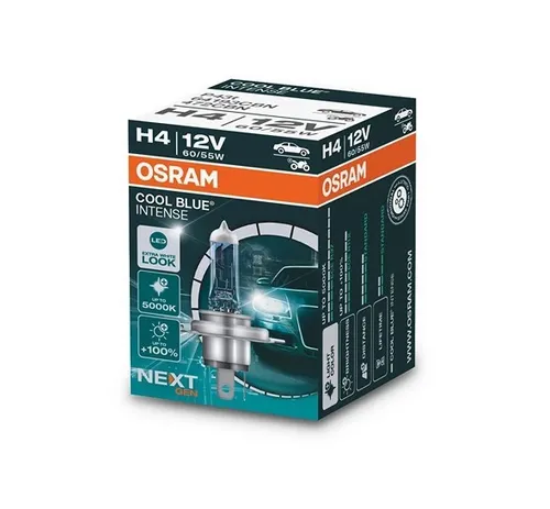 OSRAM 64193CBN  H4 COOL BLUE® INTENSE Glühlampe (NEXT GEN) 1er Faltschachtel