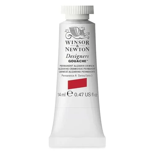 Winsor & Newton Designers Gouache 14 ml Permanent Alizarinkarmesin
