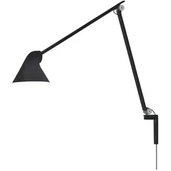 Louis Poulsen NJP Wandleuchte Langer arm Mit Schnur, ohne wall box LED 3000K 10W Black