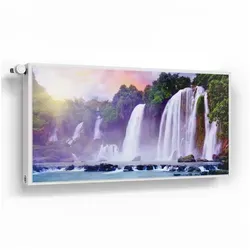 DEQORI Magnetfolie für Heizung 120x60 cm | Flüssiges Gold Motiv - Gestalte deinen Heizkörper neu! Diese dekorative Magnetmatte verwandelt deinen Radiator in einen stilvollen Blickfang und ist einfach zu montieren und zu entfernen. Pflegeleicht und individuell zuschneidbar für perfekte Anpassung.