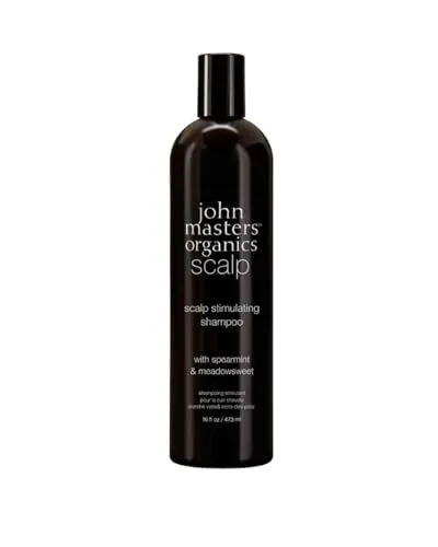 John Masters Organics Scalp Stimulating Shampoo 473ml - Shampoo für die Kopfhaut mit Spearmint & Meadowsweet, reguliert Talgproduktion und fördert gesundes Haarwachstum für kräftiges, vitales Haar.