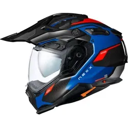Nexx X.WED 3 Keyo Carbon Motocross Helm 22-06 - Motorradhelm in schwarz-rot-blau, Größe 2XL für Männer, mit X-PRO Carbon-Schale für optimalen Schutz und geringes Gewicht.
