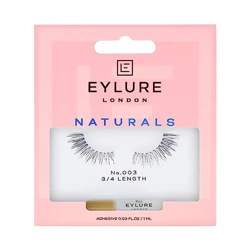 Eylure Natürliche No.003 (früher Akzent 003) 3/4-Länge Wimpernstreifen
