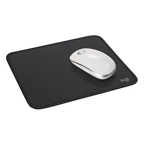 Logitech Mouse Pad Studio Series - Grafit, 100% recyceltes Material, spritzwassergeschützt für komfortables Arbeiten und optimales Gleiten