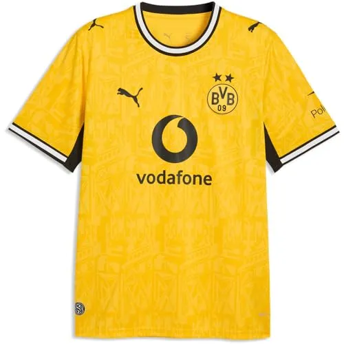 Puma BVB Borussia Dortmund Heimtrikot 26/27, Größe: XXL - Offizielles Puma BVB Heimtrikot 26/27 für Herren. Modernes Design mit historischer Grafik, atmungsaktives Material für hohen Tragekomfort. Ideal für Fans und sportliche Aktivitäten.