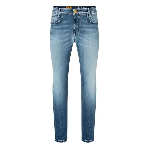 MAC MACFLEXX Venice Blue Jeans - Robuste Denim-Jeans mit 10oz Stoffgewicht für optimale Haltbarkeit, erhältlich in Inch Größen für eine präzise Passform.