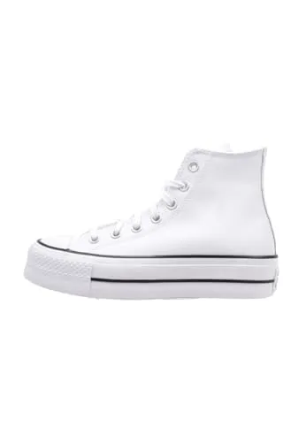 Converse 561676C White Gr. 39 Damen-Sneaker - Elegante Damen-Sneaker aus glattem Leder, perfekt für einen stylishen Look im Alltag.