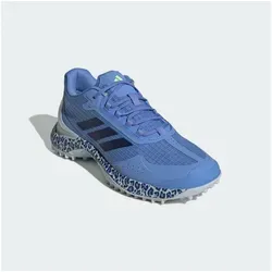 adidas Damen Fabela X 2 Hockey-Schuhe – Halo Blue/Dark Blue, 41 1/3 EU - Hochwertige Hockey-Schuhe mit griffiger Gummiaußensohle für optimalen Halt. Ideal für den Sport und den täglichen Einsatz.