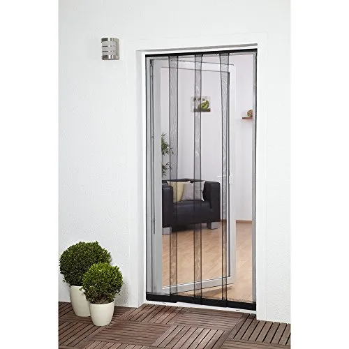 Culex Lamellenvorhang Polyester 4-teilig 100 x 220 cm, weiß - Praktischer Lamellenvorhang für Fenster und Rolladen. Schnell montiert und flexibel erweiterbar. Ideal für einen effektiven Insektenschutz im Innenbereich.