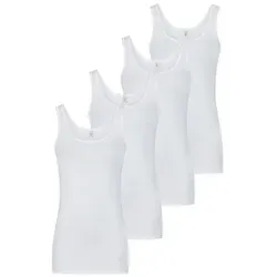 ONLY Tank Top Damen Baumwolle Stretch Slim Fit Onllive LUV 4er Pack - Basic Tank Tops für Damen im 4er Pack aus hochwertiger Baumwolle, ideal für jeden Anlass und vielseitig kombinierbar. Erhältlich in verschiedenen Farben und Größen.