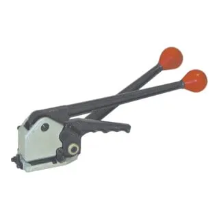 Banholzer & Wenz Stahlband-Umreifungs-Gerät für 13/16/19 mm - Verpackungsgeräte, robust und ideal für effizientes Umreifen von Paketen ohne Hülsen