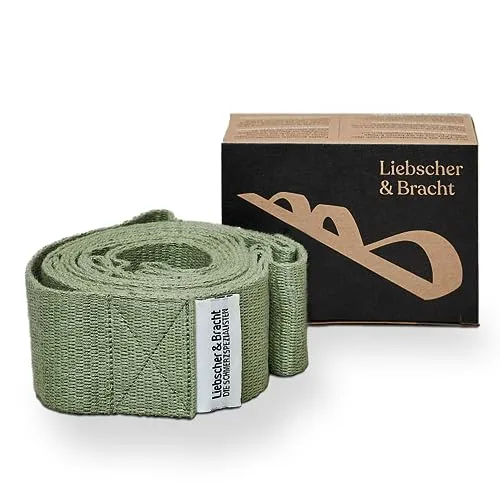 Liebscher & Bracht Original Schulterretter – Dehnungsgurt für Schulterschmerzen - Yogagurte zur Verbesserung der Mobilität bei Schulterschmerzen. Der Schulterretter ermöglicht individuelle Dehnung und enthält kostenfreie Übungen in der App.