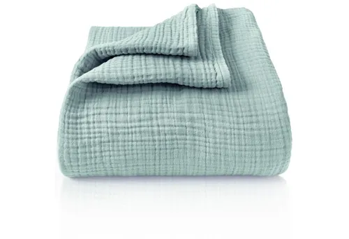 Laynenburg Tagesdecke aus 100% Baumwolle – Kuschelige Musselin-Decke für jeden Raum - Entdecke die vielseitige Laynenburg Tagesdecke aus 100% Baumwolle – ideal als leichte Sommerdecke oder stilvoller Überwurf. Hautfreundlich und atmungsaktiv, perfekt für jedes Zuhause.