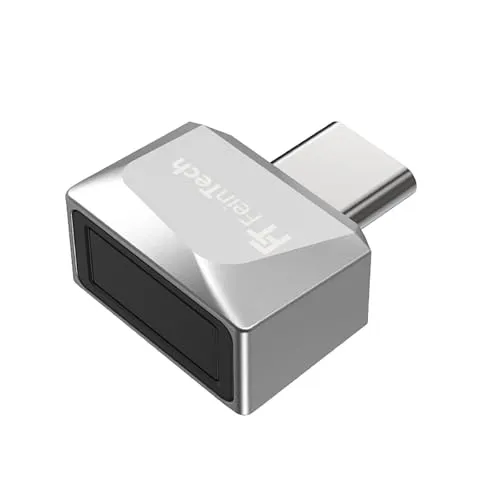 FeinTech FPS00200 USB Fingerprint Sensor für Windows Hello - Erlebe sichere Anmeldung ohne Passwort: Der FPS00200 Fingerprint Sensor ermöglicht eine schnelle und einfache Anmeldung an deinem Windows System. Ideal für mindestens 5 verschiedene Finger, mit 360° Erkennung für höchsten Komfort.