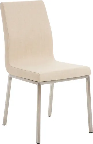 TPFLiving Esszimmerstuhl Colle - Bequemer Küchenstuhl mit hochwertiger Polsterung - Stühle: Moderner Esszimmerstuhl Colle mit dick gepolsterter Sitzfläche und stabilen Edelstahlgestell für hohen Sitzkomfort und stilvolles Design.