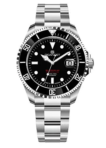 Gigandet Automatikuhr Sea Ground 300 - G300-013M mit Saphirglas - Robuste Automatikuhr mit Citizen-Miyota Kaliber 8215, doppelter Antireflexbeschichtung und 300m wasserdicht. Ideal für Taucher und Abenteuerlustige, die Qualität und Funktionalität schätzen.