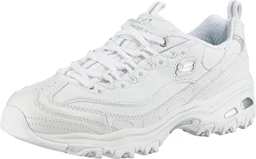SKECHERS D ́Lites-Fresh Start Damen Sneaker - Sportliche Halbschuhe mit Bio-Dri-Ausstattung und Skechers Air-Cooled Memory Foam für optimalen Tragekomfort. Ideal für Freizeit und Alltag.