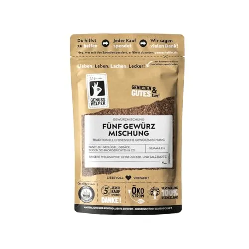 Bremer Gewürzhandel Fünf Gewürz Pulver, gemahlen, China Gewürzmischung, für Gerichte der asiatischen Küche, 50g