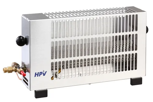 HPV Campingheizung 1,7 kW mit Zündsicherung - Heizgeräte, zuverlässige Gasheizung mit 1,7 kW Leistung, ideal für Camping und Outdoor-Aktivitäten, inklusive 150 cm Gasschlauch und einfache Montage.