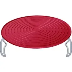 WESTMARK Etagere Mikrowelle, zusammenfaltbar 22492270 - Praktische 2-Ebenen Etagere für die Mikrowelle, aus hitzebeständigem Kunststoff, schnell zusammenfaltbar und ideal für die platzsparende Aufbewahrung von Lebensmitteln.