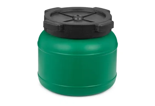 Garronda Regentonne Weithalsfass 5 Liter Plastikbehälter mit Deckel GD-0142, 5 l, BPA-Frei