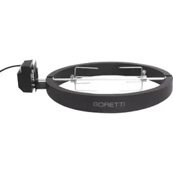 Boretti Ceramica Large Drehspieß - Erweitere deine Grillmöglichkeiten mit dem Boretti Ceramica Large Drehspieß. Ideal für gleichmäßiges Garen von Hähnchen und großen Fleischstücken. Einfach zu bedienen mit automatischem Elektromotor – perfekt für den Ceramica Large Grill!