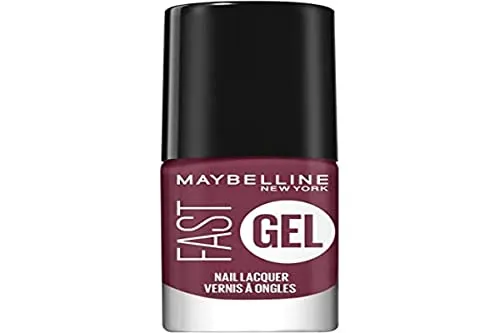 Maybelline New York Fast Gel-Nagellack, schnell trocknend, glänzend, hält bis zu 10 Tage (mit Überlack), vegane Formel, Farbe: 7 Pink Charge