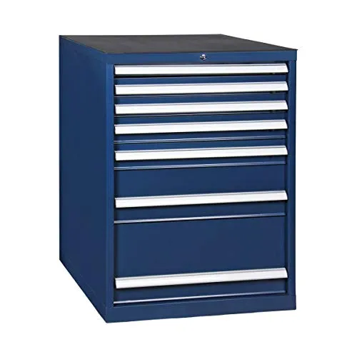Werkzeugschrank, Schubladenschrank 7 Schubladen, blau