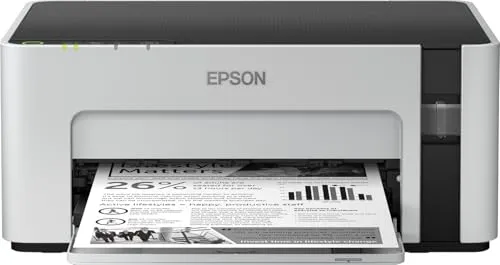 Epson EcoTank ET-M1120 - Nachfüllbarer Schwarzweißdrucker, kostensparend mit 15 Seiten/Min und ideal für Haushalte und kleine Büros