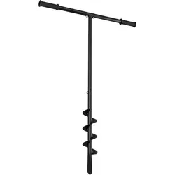 Parkside Handerdbohrer 10 cm - 3-teilig - Erdbohrer für Gartenarbeiten, ideal zum Anlegen von Erdlöchern für Pfosten und Pflanzen. Mit hoher Hebelwirkung und rutschfesten Griffen für optimale Handhabung.