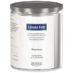 Linola Fett Creme - 60% Fettgehalt, ideal bei sehr trockener und juckender Haut, fördert die Regeneration und stärkt die Hautbarriere