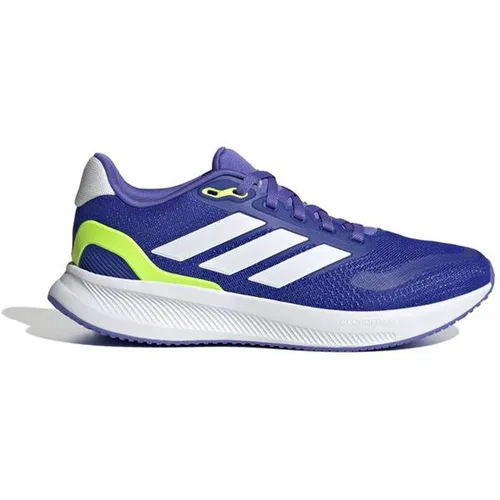 adidas Unisex RUNFALCON 5 Shoes JUNIOR - Sneaker für Jungen mit atmungsaktivem Textil-Obermaterial und bequemen Schnürverschluss für optimalen Halt beim Laufen.